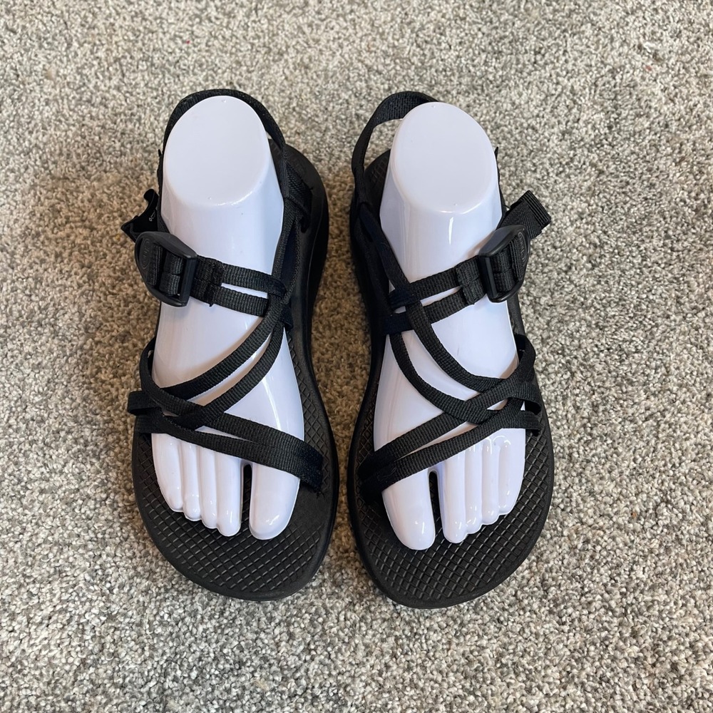 Chaco ZX1 Women 9 Sole Sport Sandals black Straps Hiking Beach Vacation
